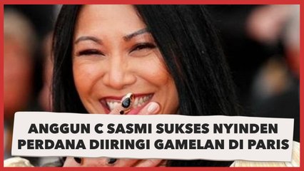 Anggun C Sasmi Sukses Nyinden Perdana Diiringi Gamelan di Paris