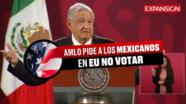 AMLO PIDE a MEXICANOS en EU NO VOTAR por CONGRESISTAS que los MALTRATAN | ÚLTIMAS NOTICIAS