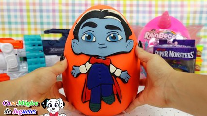 Huevo Gigante Sorpresa de Plastilina Playdoh de Halloween de Drac de Super Monstruos