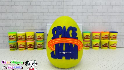Huevo Gigante Sorpresa de Plastilina Playdoh de SPACE JAM La Pelicula