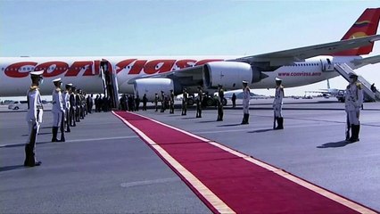 El presidente de Venezuela llega a Irán