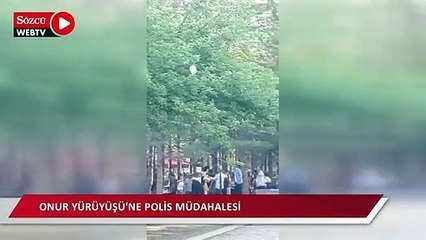 ODTÜ'de öğrencilerin Onur Yürüyüşü'ne polis müdahalesi