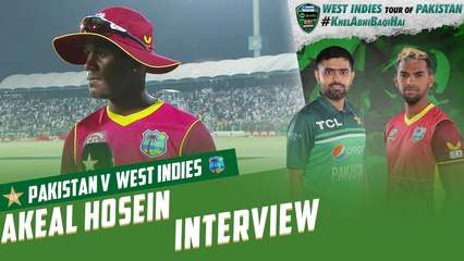 Akeal Hosein Interview | Pakistan vs West Indies | 2nd ODI 2022 | PCB | MO2T