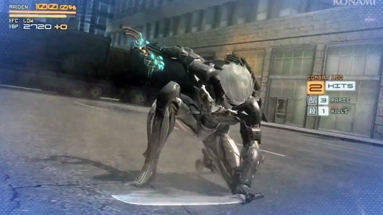 Metal Gear Rising: Revengeance - Gameplay-Trailer: Blade-Mode, Ninja-Run, Enhanced AR