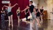 Le ballet de Kiev, coincé à Paris avant la guerre, en pleine répétition du "Lac des cygnes"