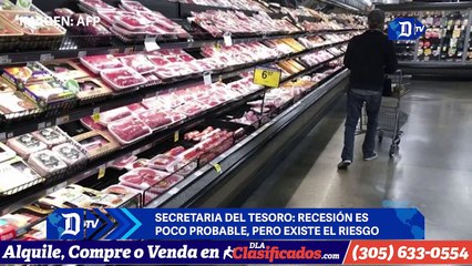 Secretaria del Tesoro: recesión es poco probable, pero existe el riesgo | El Diario en 90 segundos