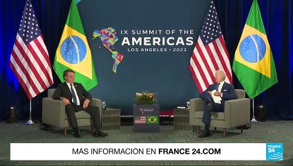 Biden y Bolsonaro discutieron temas clave en la Cumbre de las Américas