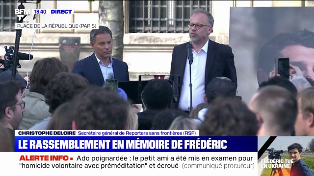 Il était un journaliste libre : Christophe Deloire (RSF) rend hommage à Frédéric Leclerc-Imhoff