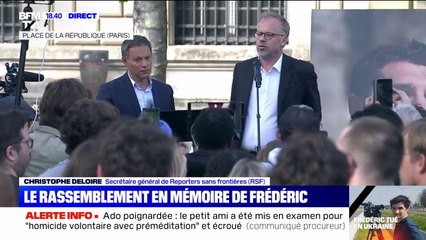 "Il était un journaliste libre": Christophe Deloire (RSF) rend hommage à Frédéric Leclerc-Imhoff