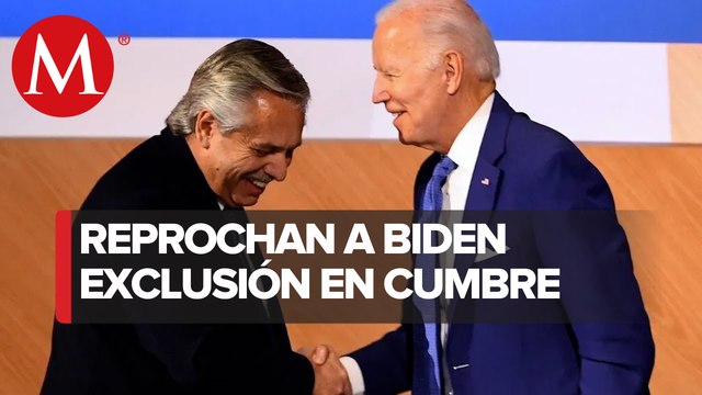 Alberto Fernández encara a Biden por exclusiones en la Cumbre de las Américas