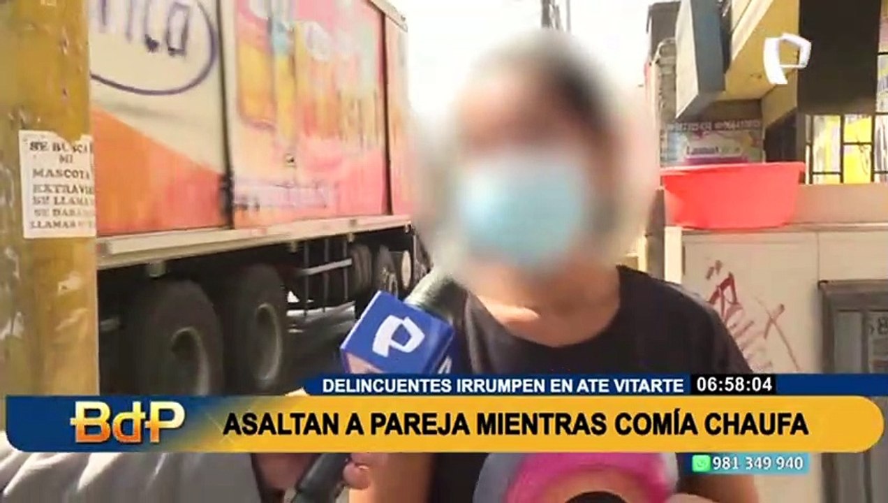 Ate: Extranjeros armados roban a comensales de un chifa