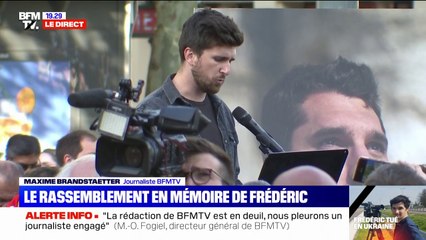 L'hommage de Maxime Brandstaetter à Frédéric Leclerc-Imhoff