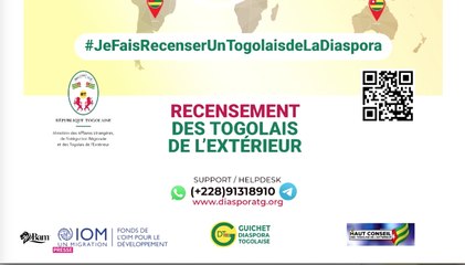 Je fais recenser un-e compatriote Togolais-e de la Diaspora - Conférence de presse