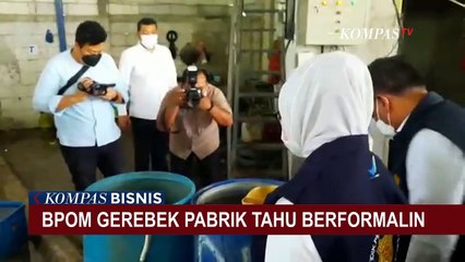 Detik-Detik BPOM Gerebek Pabrik Tahu Berformalin di Bogor, 98 Kg Formalin Diamankan Petugas!