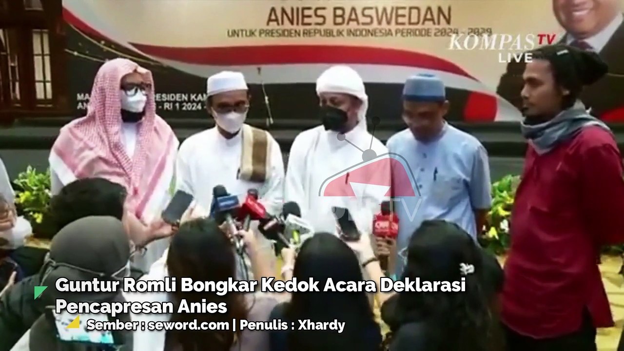 Guntur Romli Bongkar Kedok Acara Deklarasi Pencapresan Anies