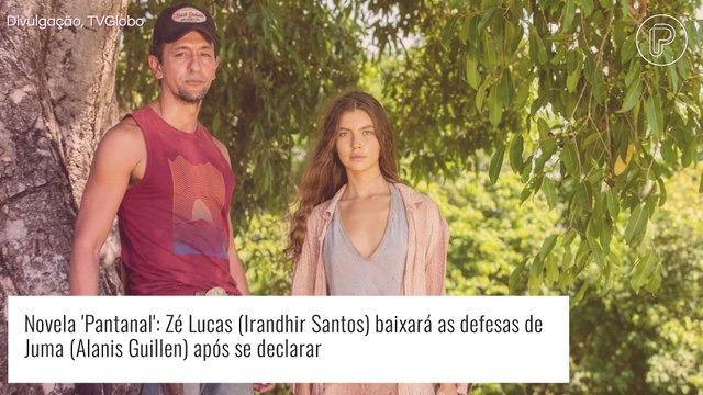 Novela 'Pantanal': Talarico! José Lucas baixa a defesa de Juma ao se declarar para a namorada do irmão