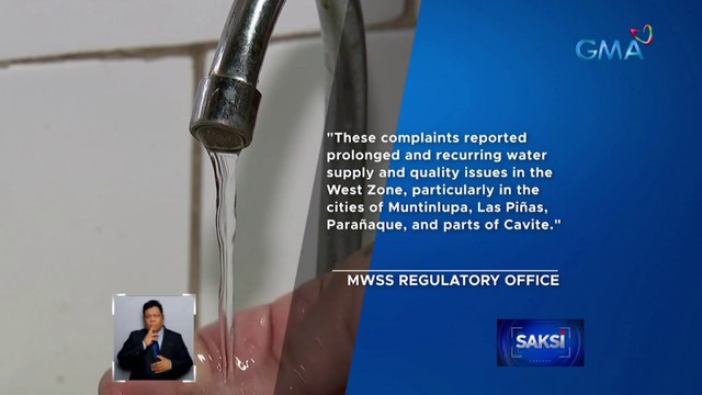 Maynilad, muling pinagpapaliwanag ng MWSS Regulatory Office | Saksi