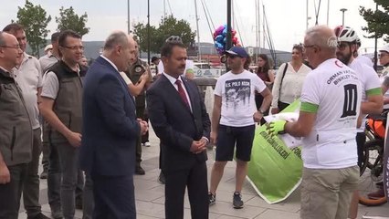 ÇANAKKALE - Orman yangınlarına dikkat çekmek için pedal basıyorlar