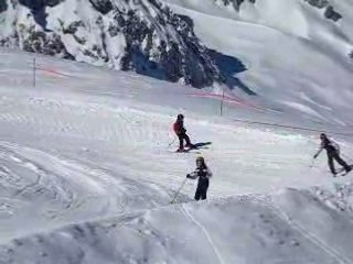 descente de Quentin, Alban et Nathan