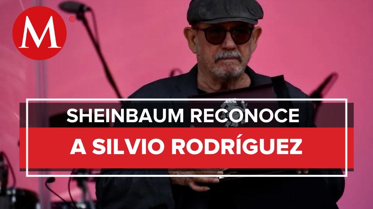 Sheinbaum entrega las Llaves de la Ciudad a Silvio Rodríguez