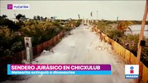 Los dinosaurios están de vuelta en el Sendero Jurásico de Chicxulub
