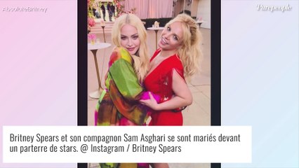 Mariage de Britney Spears : retrouvailles avec Madonna, elles reproduisent leur baiser culte !