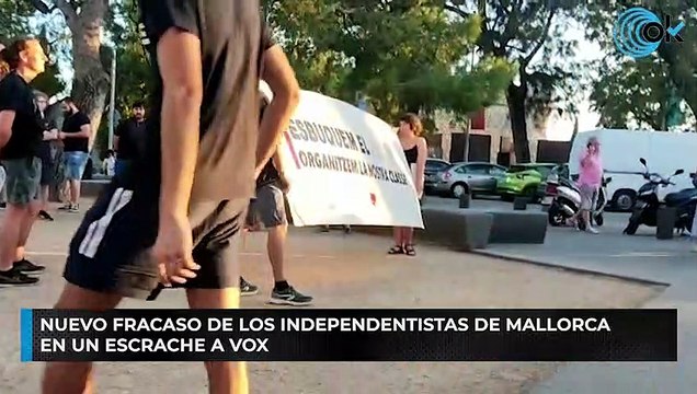 Nuevo fracaso de los independentistas de Mallorca en un escrache a Vox