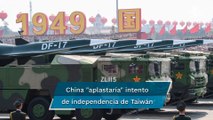 Si Taiwán se declara independiente, China 