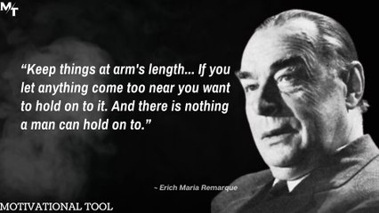 Erich Maria Remarque audio quotes that change your life