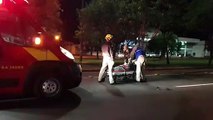 Mulher fica ferida em colisão de trânsito na Av. Tancredo Neves