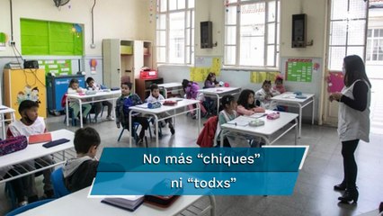 Prohíben usar lenguaje inclusivo durante clases en Buenos Aires