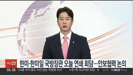 Video herunterladen: 한미·한미일 국방장관 오늘 연쇄 회담…안보협력 논의