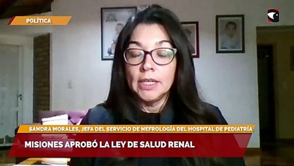 Misiones aprobó la ley de salud renal