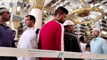 Sholat Jumat Perdana Jamaah Haji di Masjid Nabawi