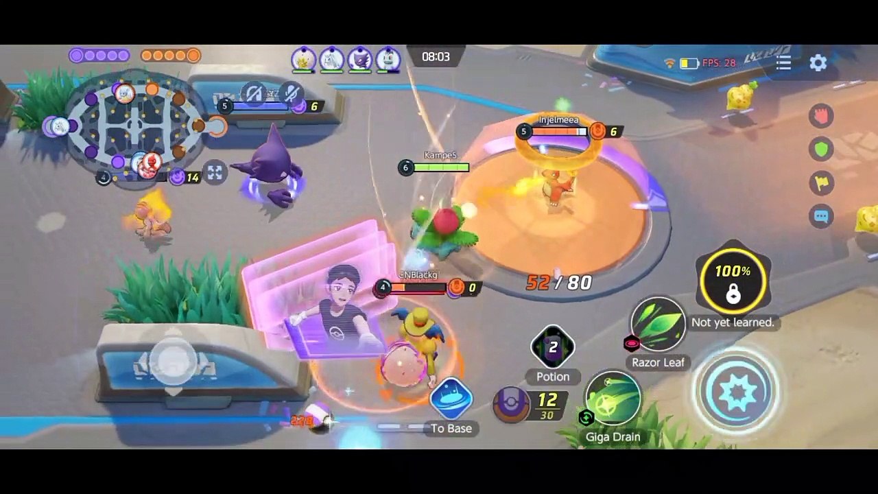 Pokemon Unite Android Mobile Gameplay #2 Venusaur - Ada Kembang di Atas nya