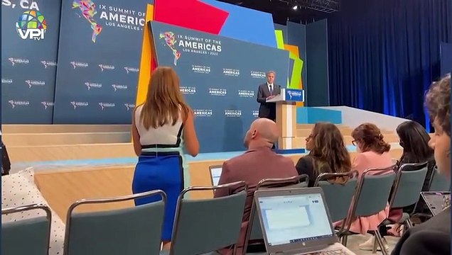 Secretario Antony #Blinken responde pregunta a periodista Gaby Perozo - #10Jun - VPItv