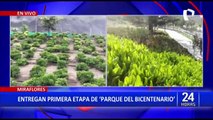 Miraflores: entregan primera etapa de 'Parque Bicentenario'