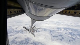 F-18 in-flight refueling