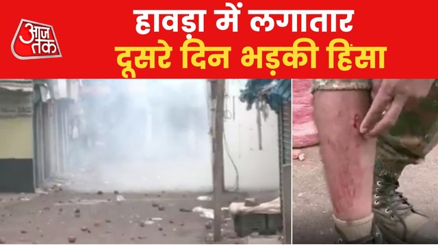 Fresh clash broke out between police & protesters in Hawra