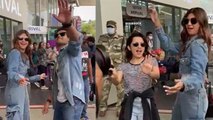 Shilpa Shetty Airport Dance Video Viral,Grand Welcome देख.. । Boldsky । *Entertainment