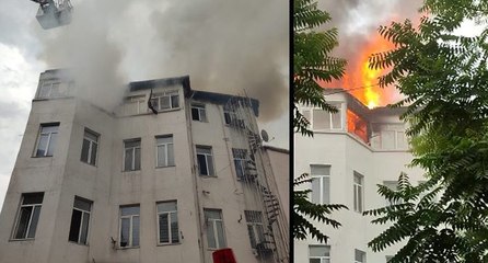 Fatih’te günlük kiralık dairede yangın