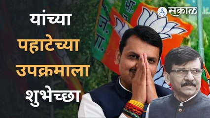 Rajyasabha Election : Sanjay Raut फडणवीसांच्या पहाटेच्या उपक्रमाला शुभेच्छा | Sakal Media
