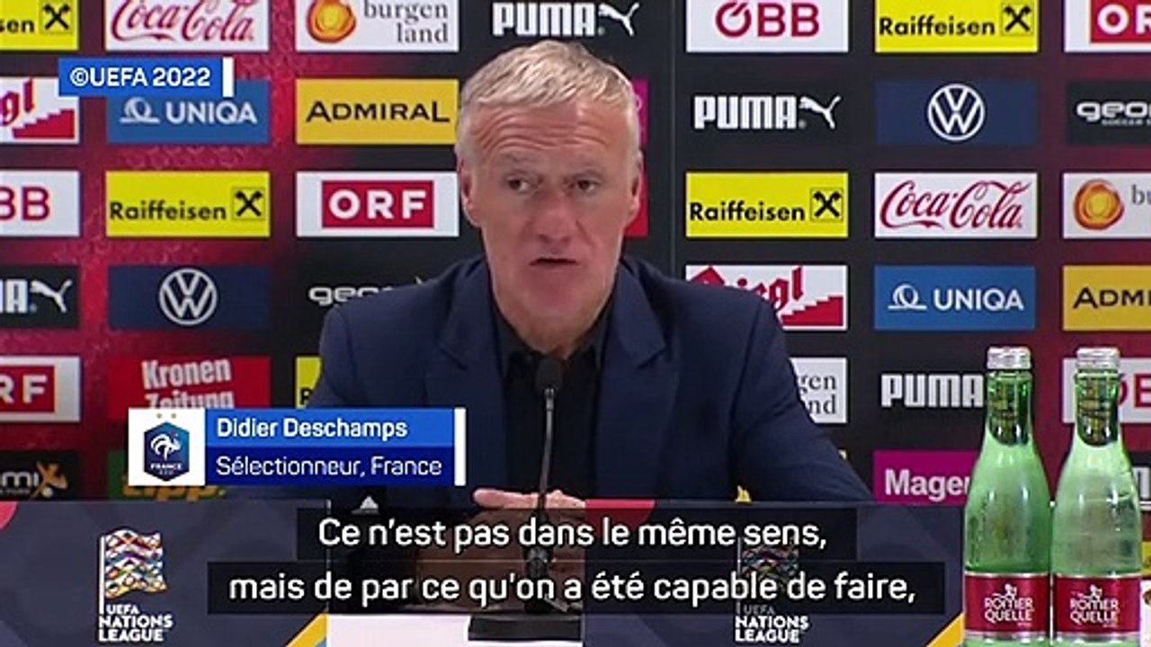 Didier Deschamps : "Mes joueurs auraient dû être récompensés"