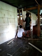 Pemasangan tripleks ..kamar