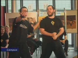 Match d'impro à la fac de Cergy