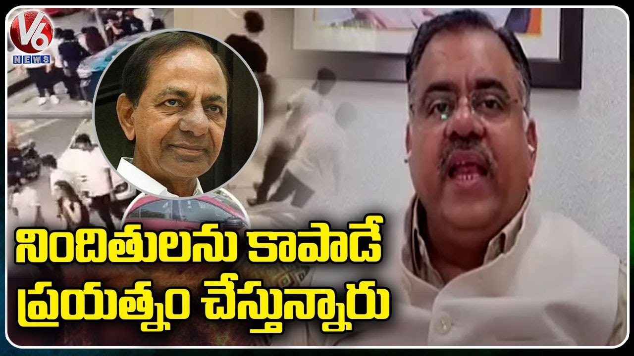 BJP National Leader Tarun Chugh Comments KCR Over Minor Girl Incident In Hyderabad _ V6 News