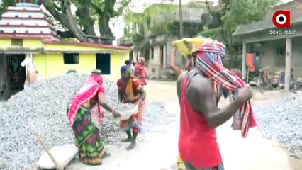 Kendrapara: Road Construction worth crores of rupees continue without monitoring of Govt Engineer