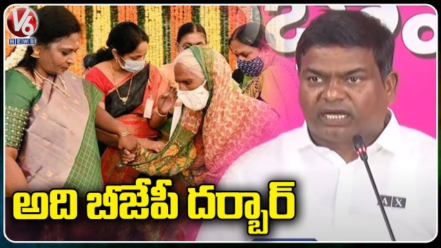 TRS MLA Jeevan Reddy Slams Governor Tamilisai Over Mahila Darbar _ Hyderabad _ V6 News