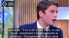 "Maintenant, tu vas apprendre à être poli" : Emmanuel Macron ne lâchera pas Gabriel Attar