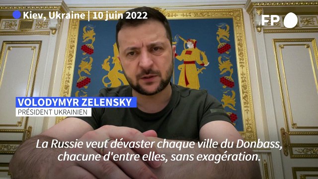 Ukraine: la Russie veut dévaster toutes les villes du Donbass (Zelensky)